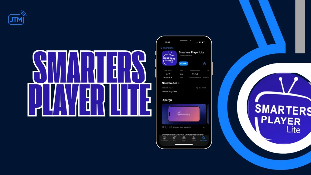 Smarters player lite pour iphone